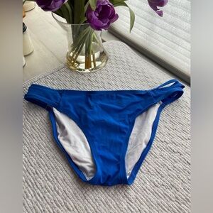 Victoria’s Secret PINK Blue Bikini Bottoms Mix & Match Size Large
